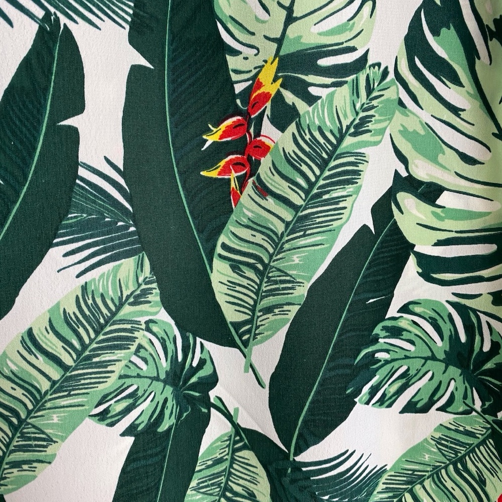 Rachel Zoe Palm Print Duster Kimono